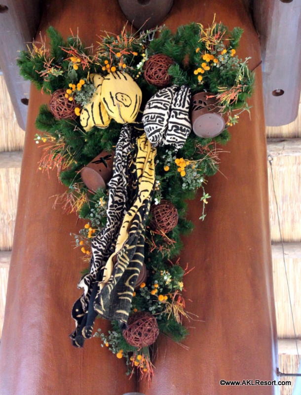 Decoration in Porte Cochere Outside